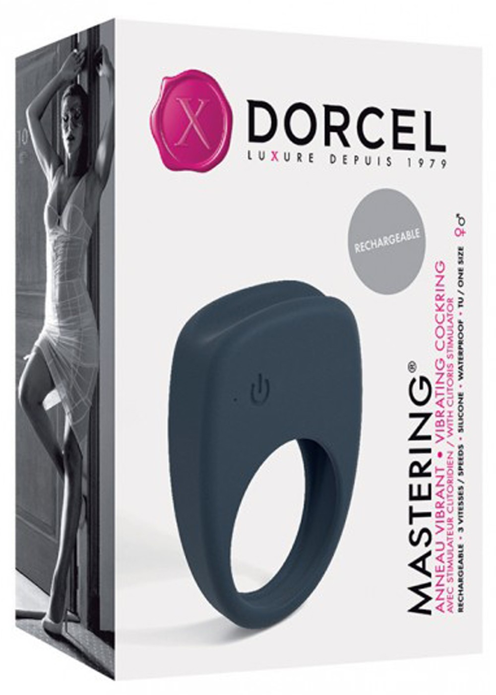 Cockring vibrant rechargeable stimulateur clitoridien - Dorcel – Image 4