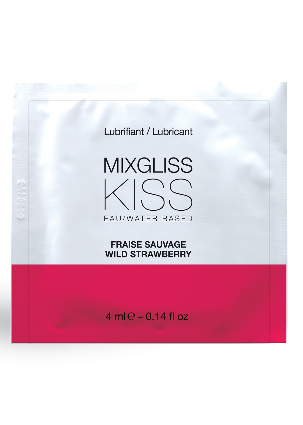 Dosette lubrifiant parfum fraise 4 ml - Mixgliss