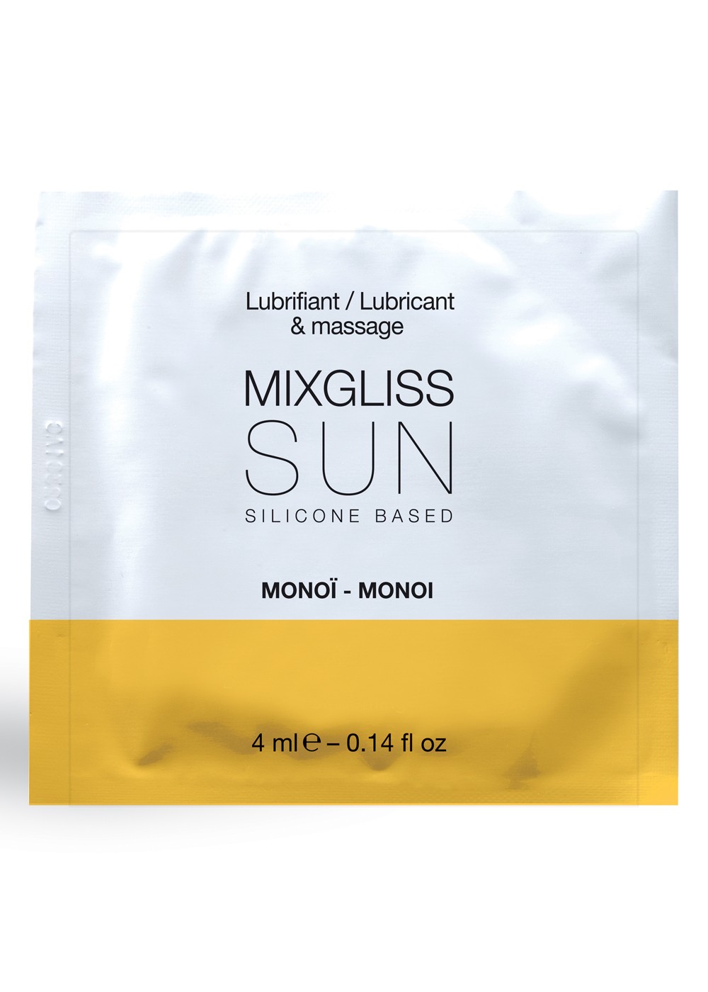 Lubrifiant silicone parfum monoï dosette 4 ml - Mixgliss