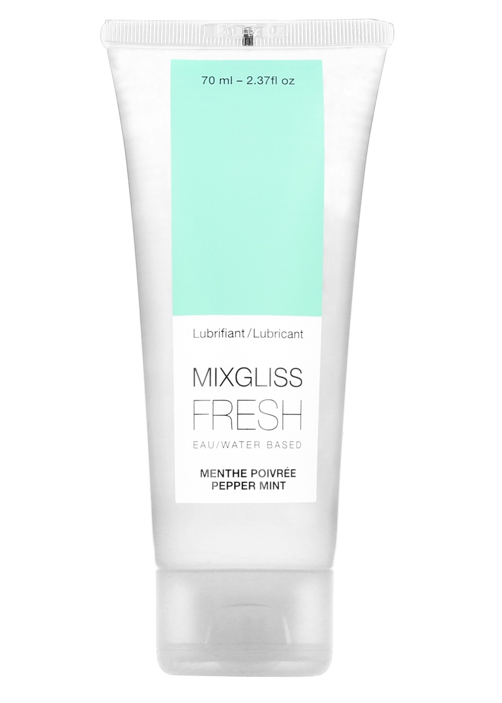 Lubrifiant à l'eau menthe poivrée 70 ml - Mixgliss Fresh