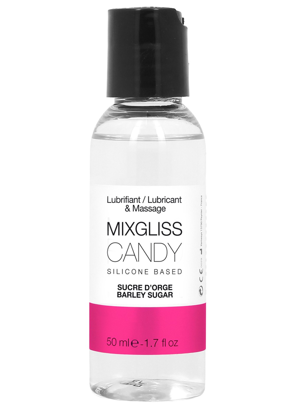 Lubrifiant silicone parfum sucre d'orge 50 ml - Mixgliss