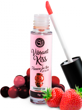 Brillant à lèvres vibrant saveur fraise - Secret Play