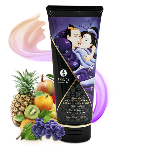 Crème de massage comestible fruits exotiques 200 ml - Shunga