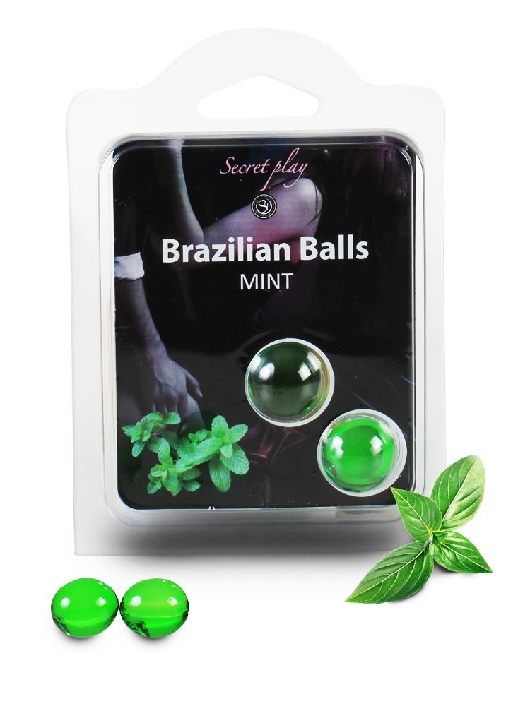 Duo Brazilian Balls parfum menthe - massage sensuel