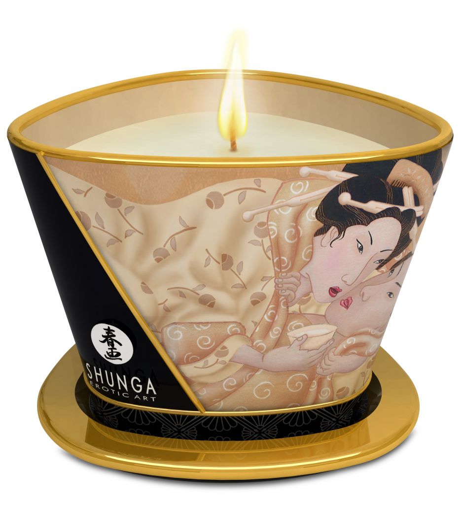 Bougie de massage sensuelle parfum vanille 170 ml - Shunga – Image 2