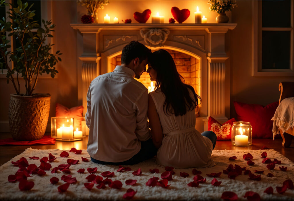 Ambiance romantique pour découvrir les sextoys en couple