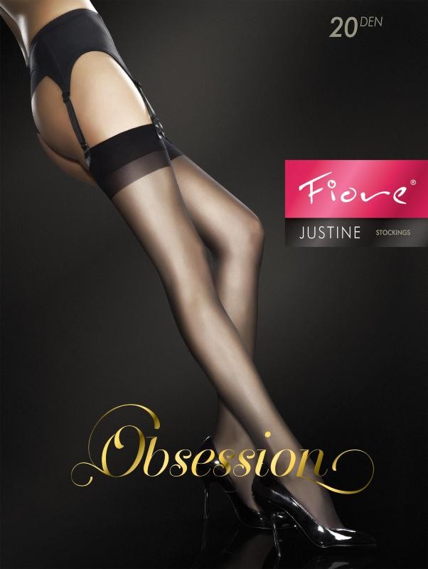 Bas voile 20 den beige doré Justine - Fiore