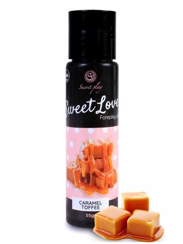 Gel comestible saveur caramel 60 ml - Secret Play