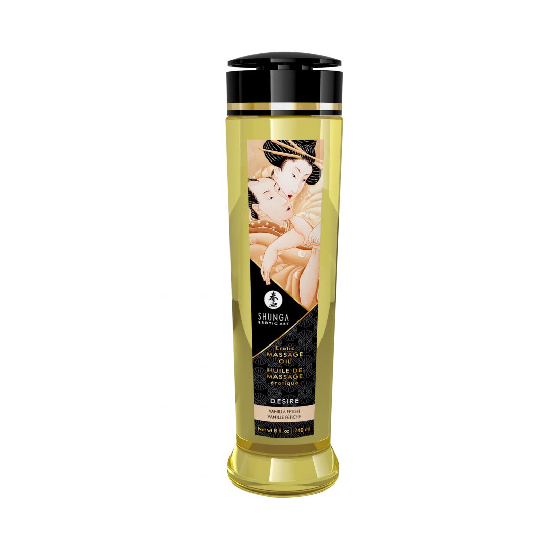 Huile de massage sensuelle vanille 240 ml - Shunga