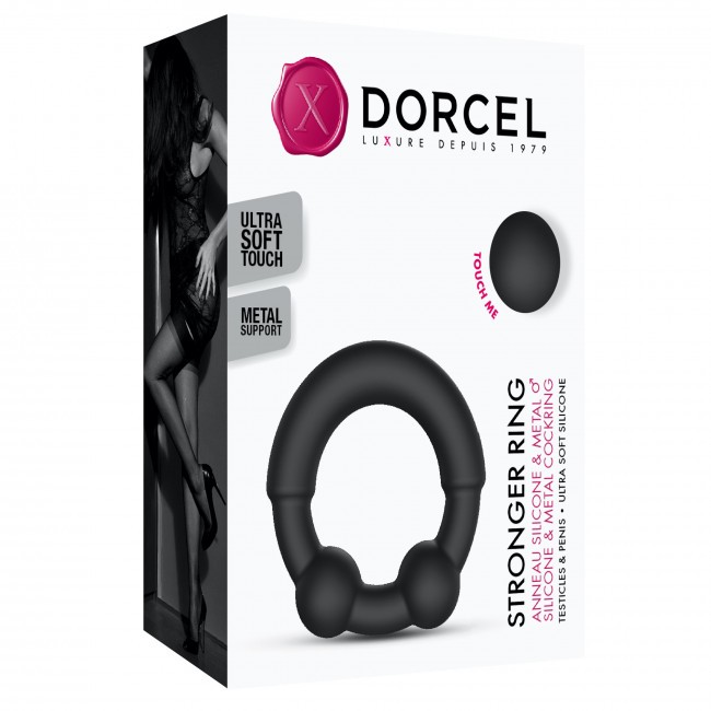 Cockring silicone Stronger Ring avec points de pression - Dorcel – Image 5