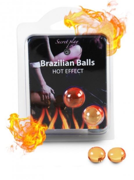Duo Brazilian Balls effet chauffant - Secret Play