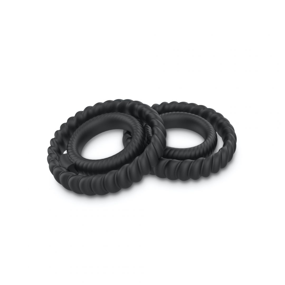 Cockring double en silicone Dual Ring - Dorcel – Image 3