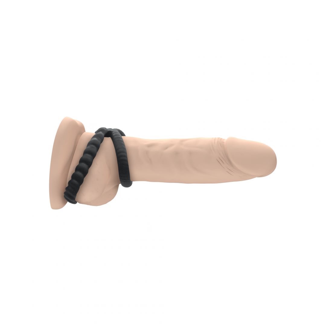 Cockring double en silicone Dual Ring - Dorcel – Image 5
