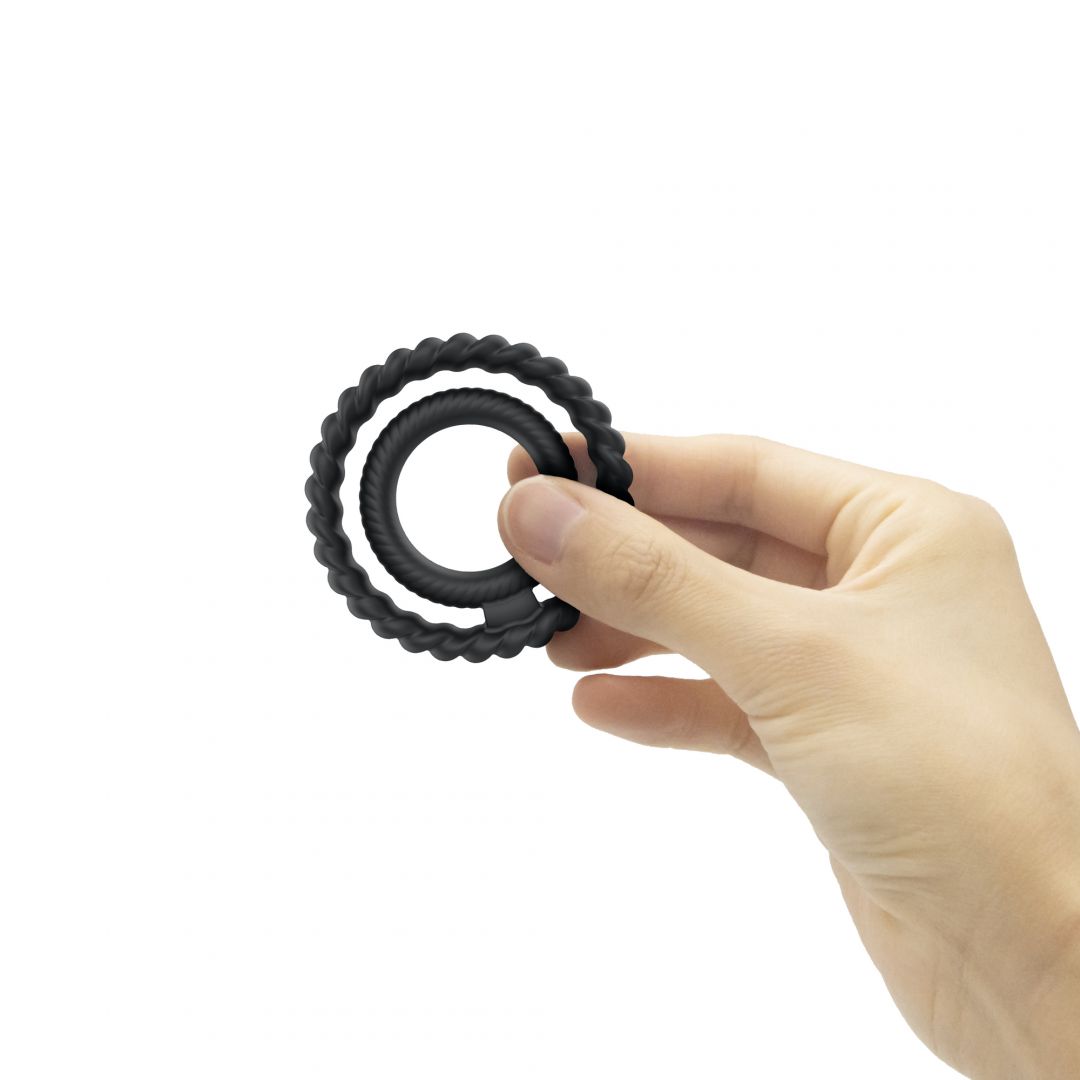 Cockring double en silicone Dual Ring - Dorcel – Image 9