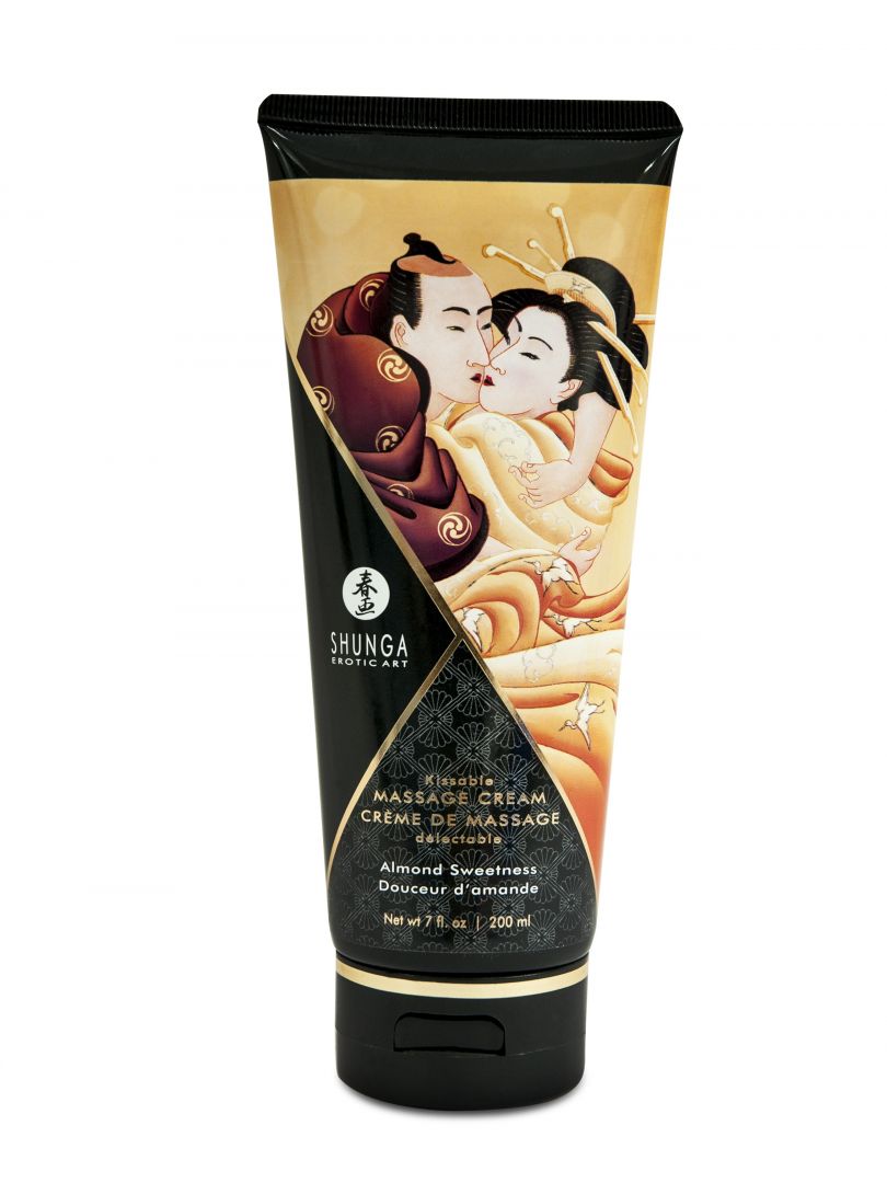 Crème de massage comestible douceur d'amande - Shunga – Image 2