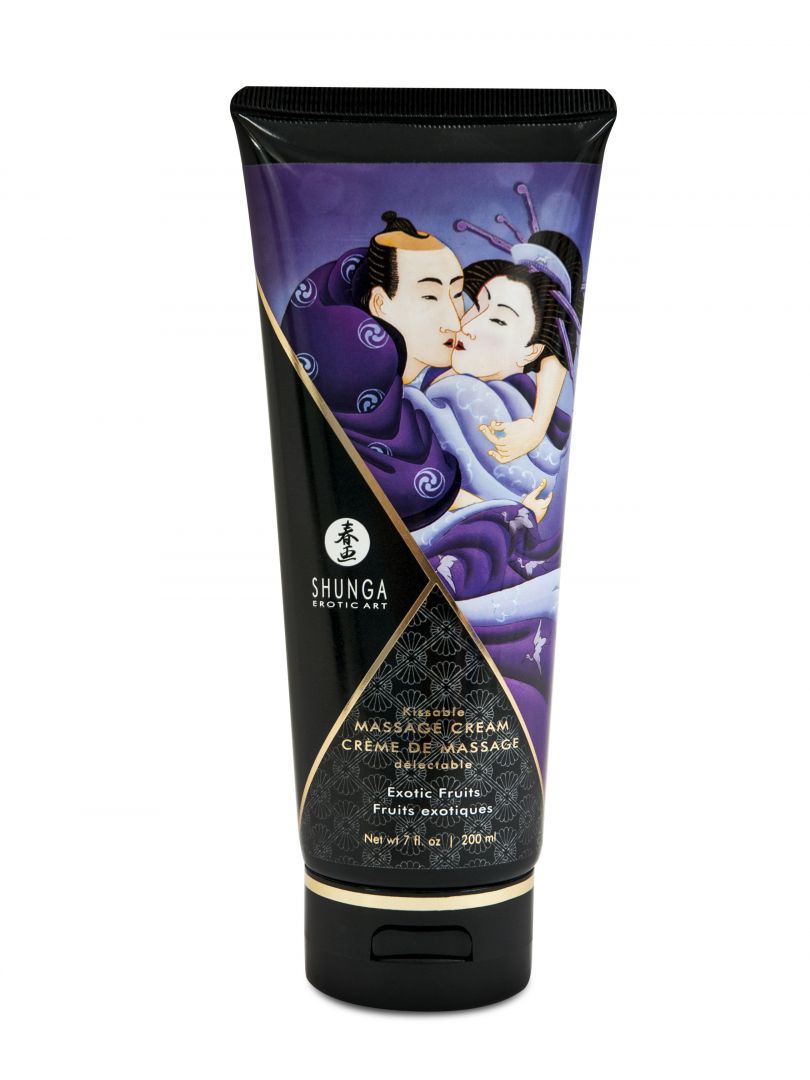 Crème de massage comestible fruits exotiques 200 ml - Shunga – Image 2