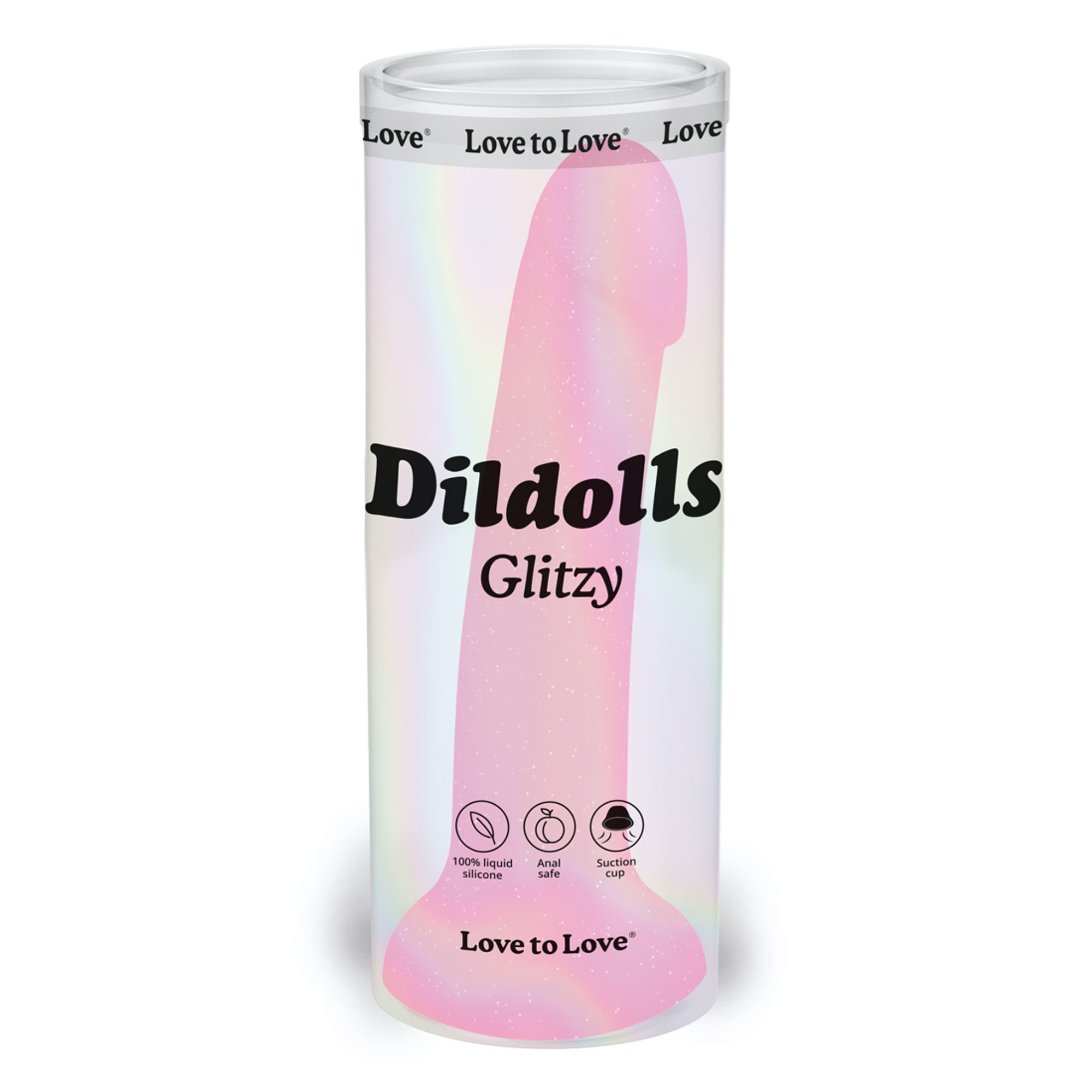Dildolls Glitzy rose pailleté en silicone - Love to Love – Image 8
