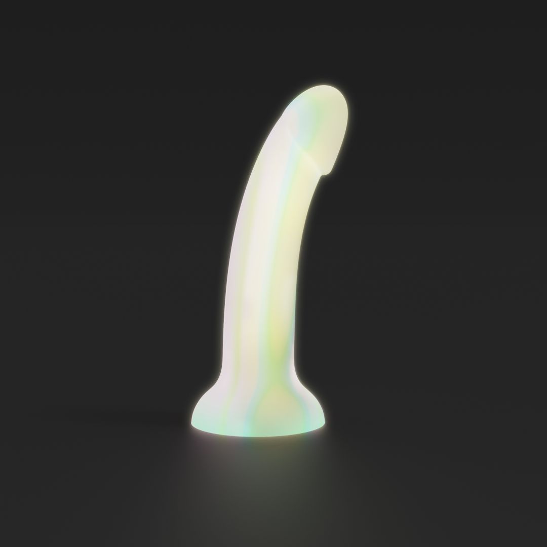 Dildo phosphorescent en silicone Dildolls Fantasia - Love to Love – Image 2