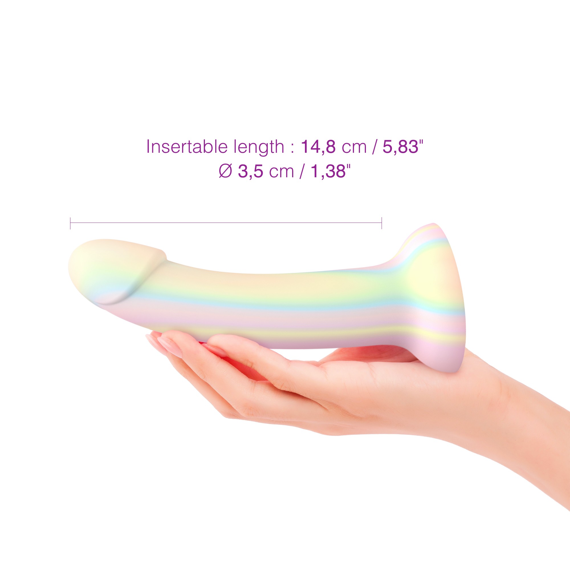 Dildo phosphorescent en silicone Dildolls Fantasia - Love to Love – Image 7