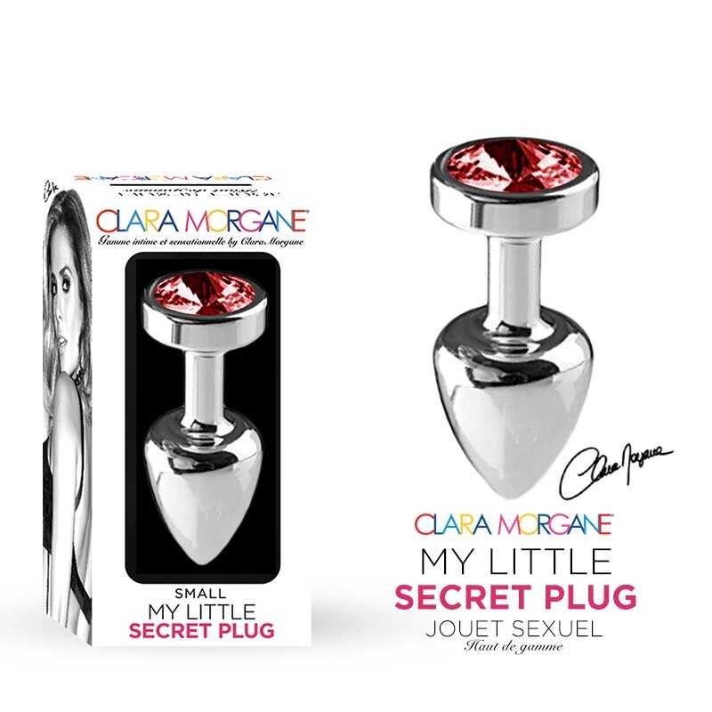 Plug anal aluminium taille S rouge - Clara Morgane – Image 2