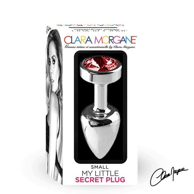 Plug anal aluminium taille S rouge - Clara Morgane – Image 3