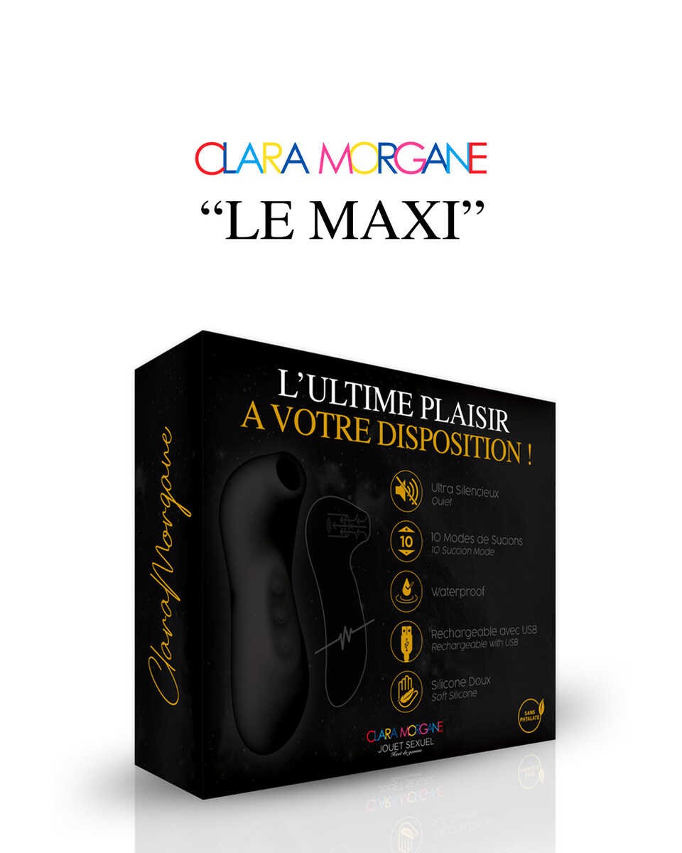 Stimulateur clitoridien Le Maxi noir - Clara Morgane – Image 2