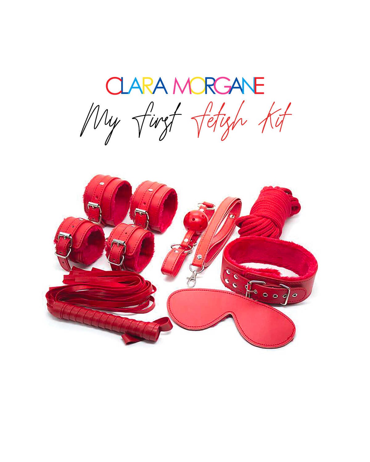 Kit d'initiation fetish rouge 7 pièces - Clara Morgane – Image 3