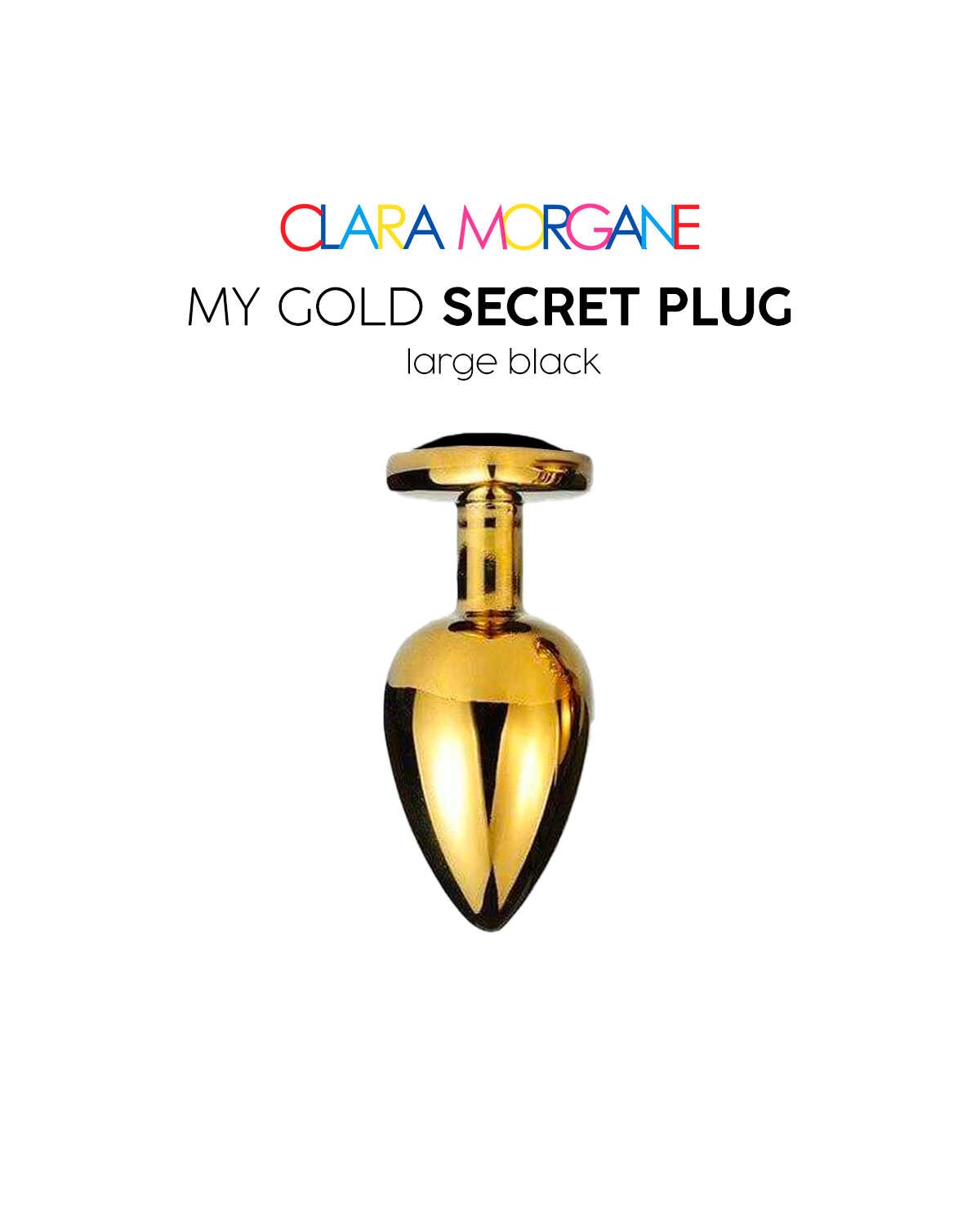 Plug anal en aluminium doré My Gold Secret - Clara Morgane – Image 2