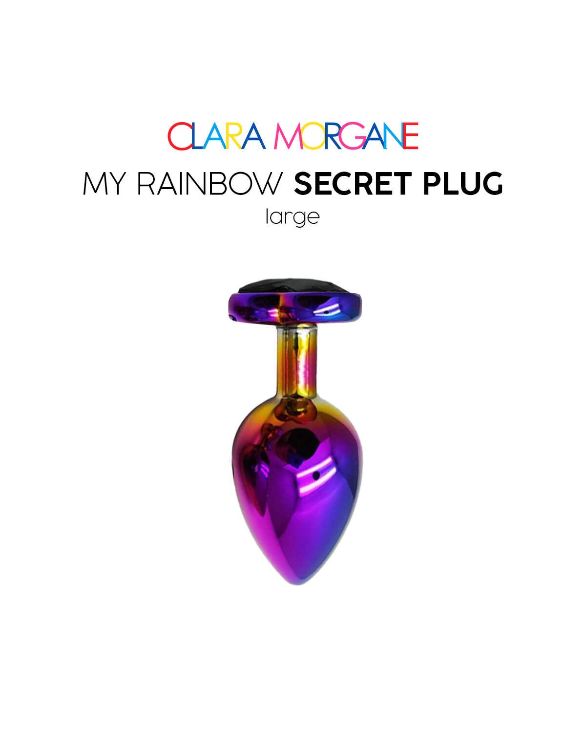 Plug anal aluminium rainbow 3 tailles - Clara Morgane – Image 2