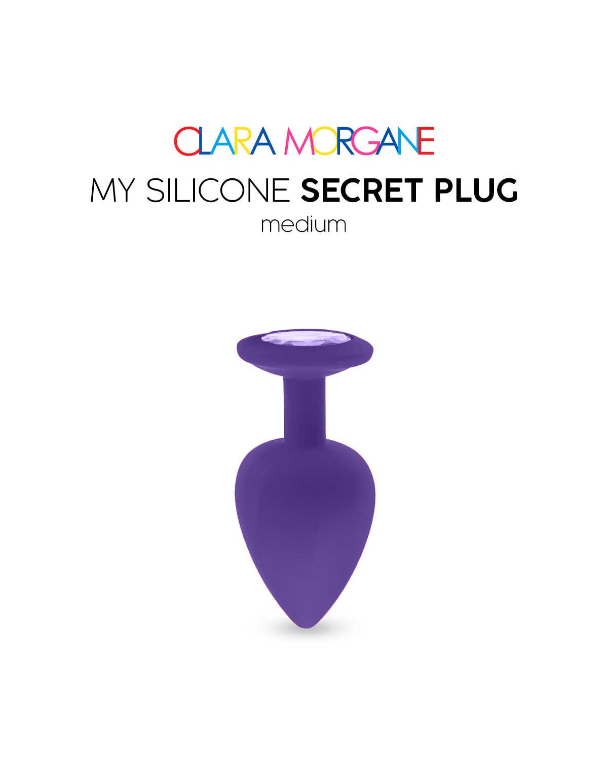 Plug anal en silicone violet - Clara Morgane – Image 2