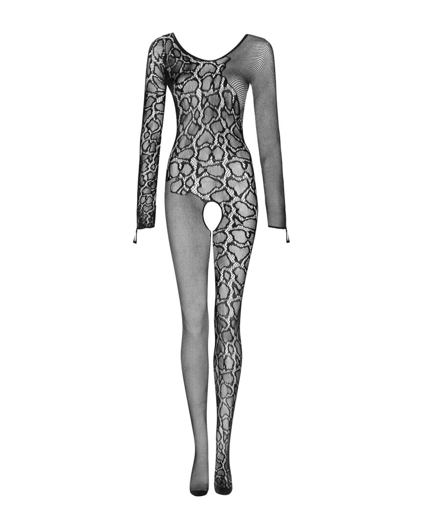 Bodystocking motif serpent à entrejambe ouvert - Obsessive – Image 7