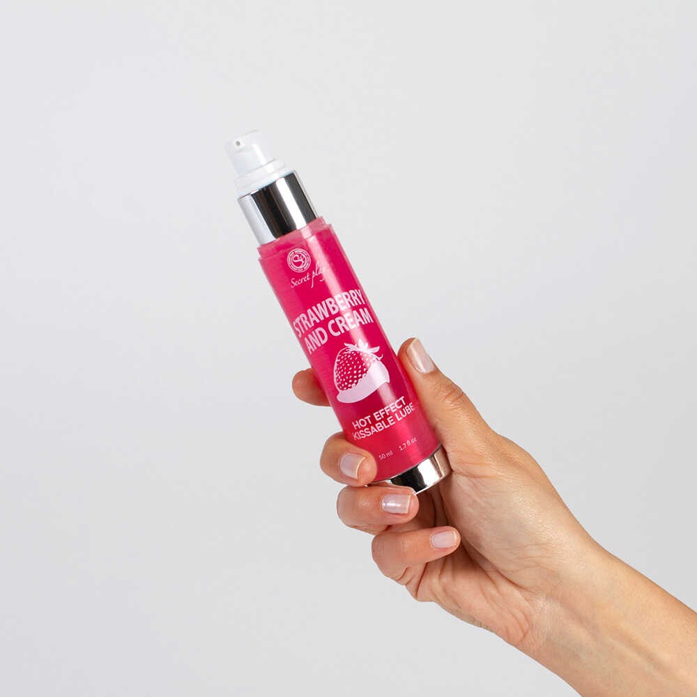 Lubrifiant chauffant parfum fraise 50ml - Secret Play – Image 3