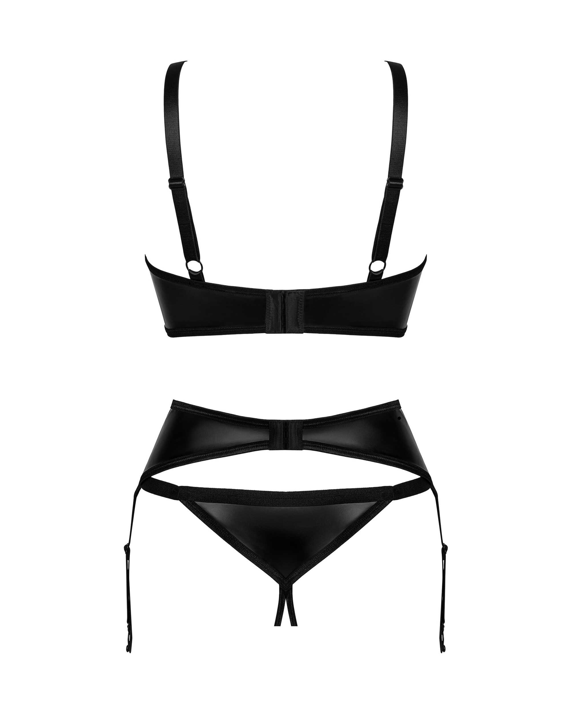 Ensemble lingerie ouvert 3 pièces Armares - Obsessive – Image 8