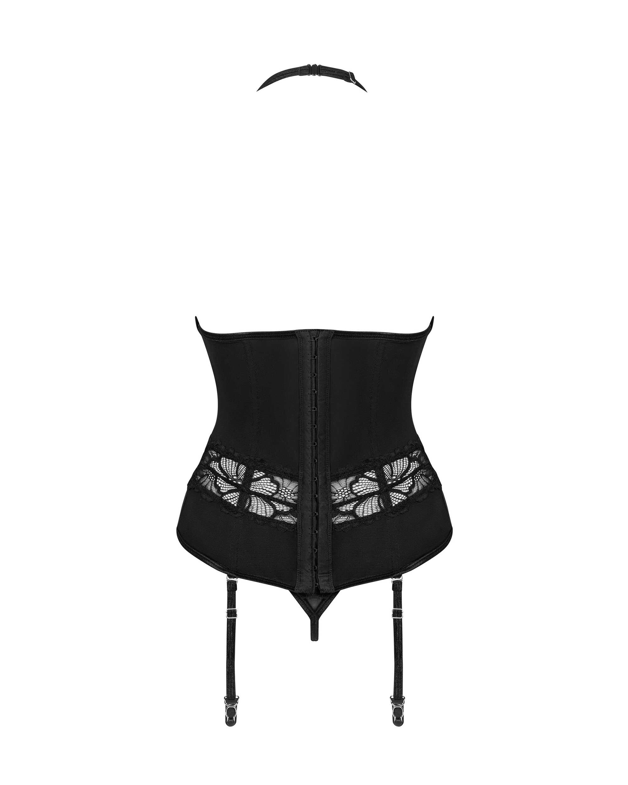 Guêpière et string Serafia en dentelle - Obsessive – Image 8