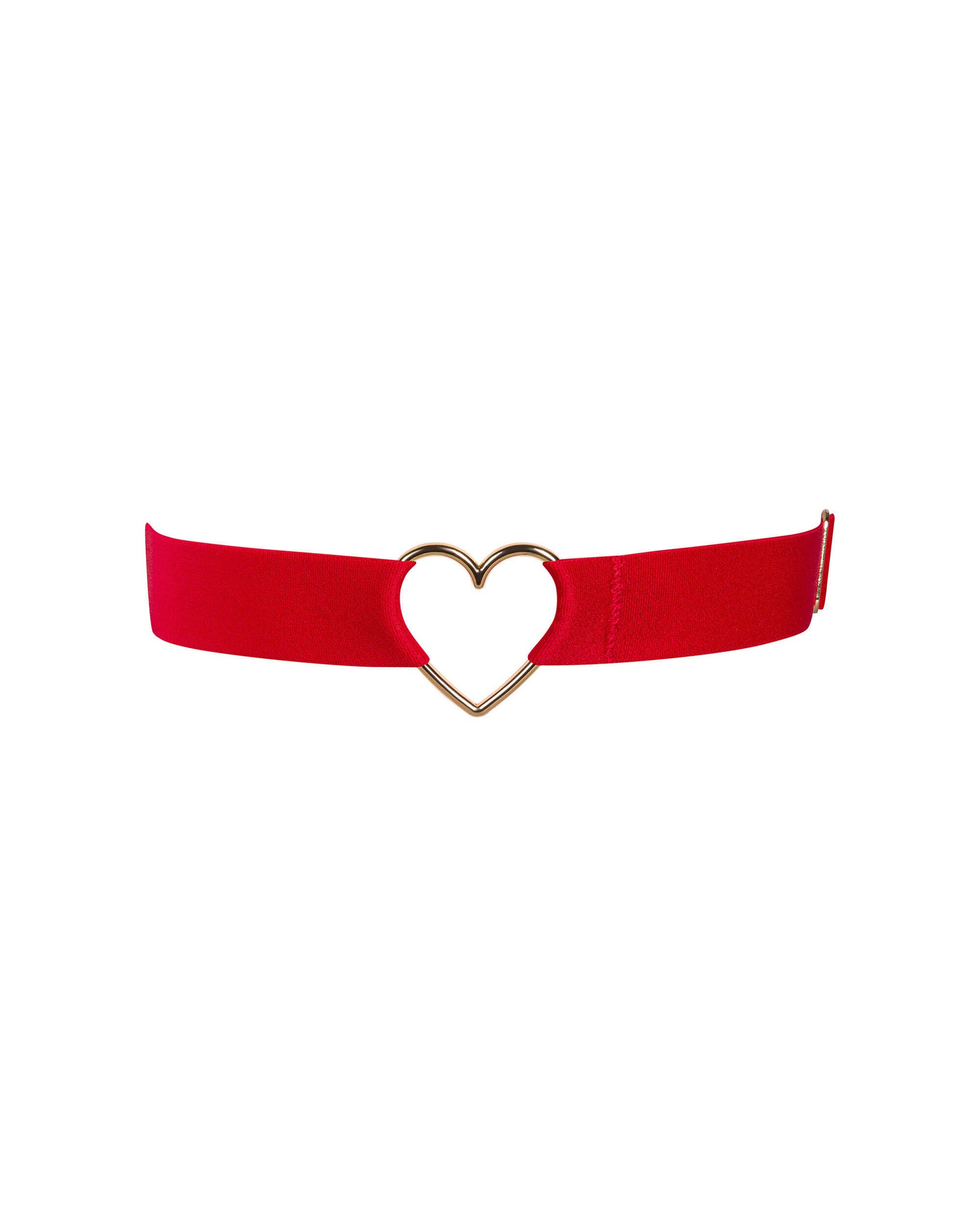 Jarretière rouge Elianes avec coeur - Obsessive – Image 7