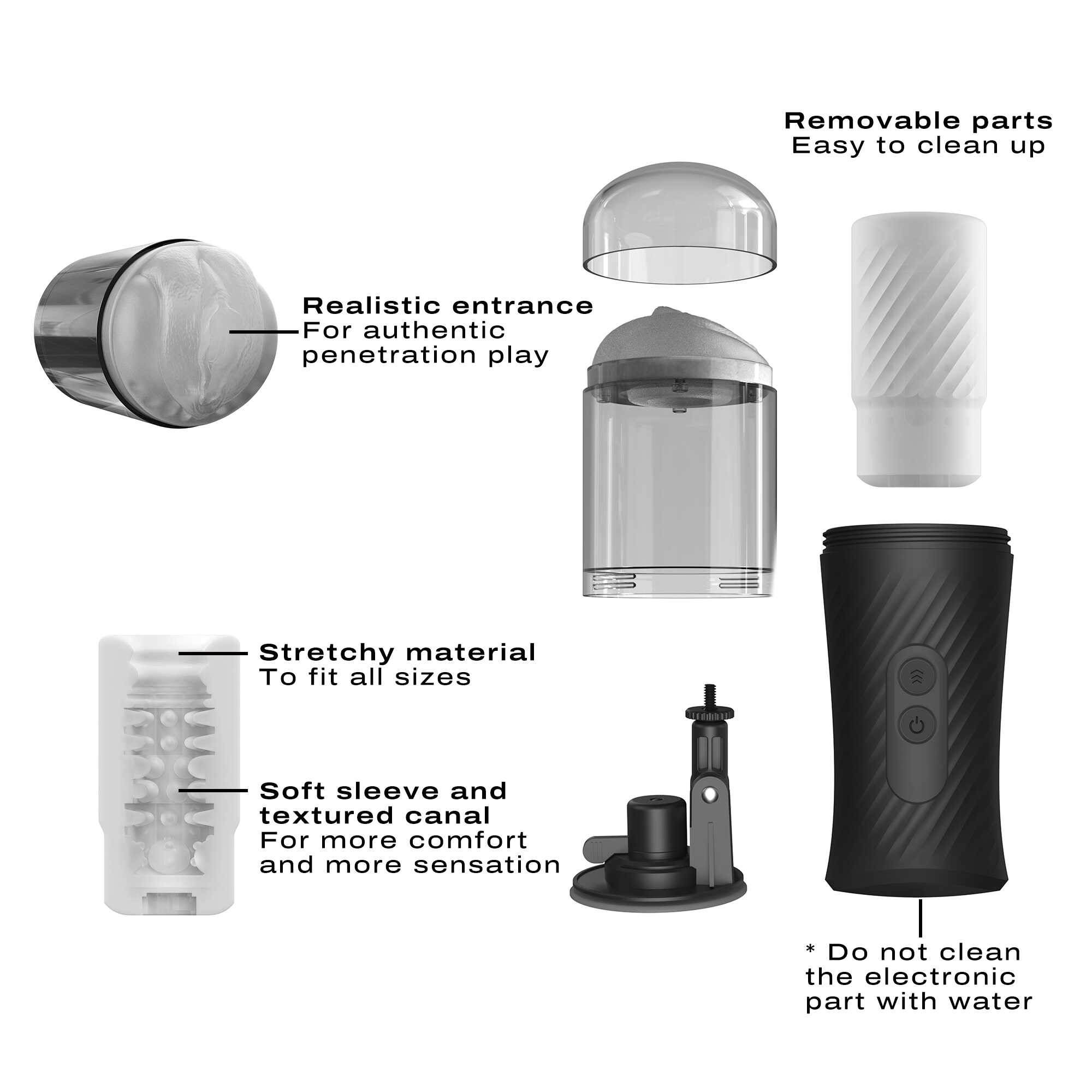 Masturbateur automatique va-et-vient en silicone - Dorcel – Image 5