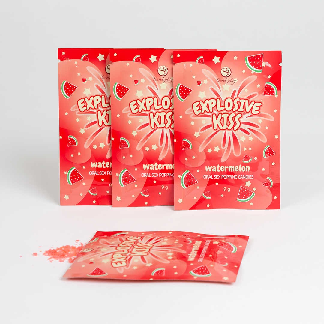 Bonbons pétillants pour sexe oral saveur pastèque - Secret Play – Image 12