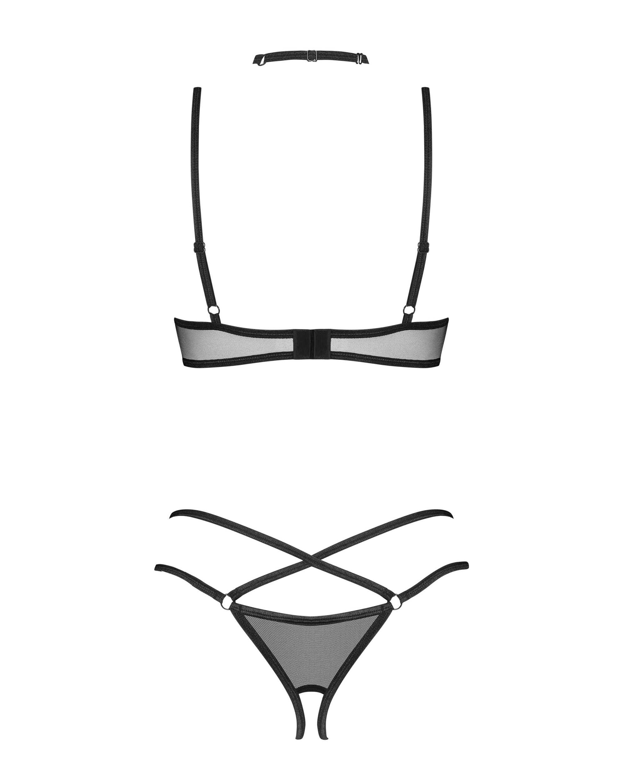 Ensemble lingerie ouvert 3 pièces Donarella - Obsessive – Image 6