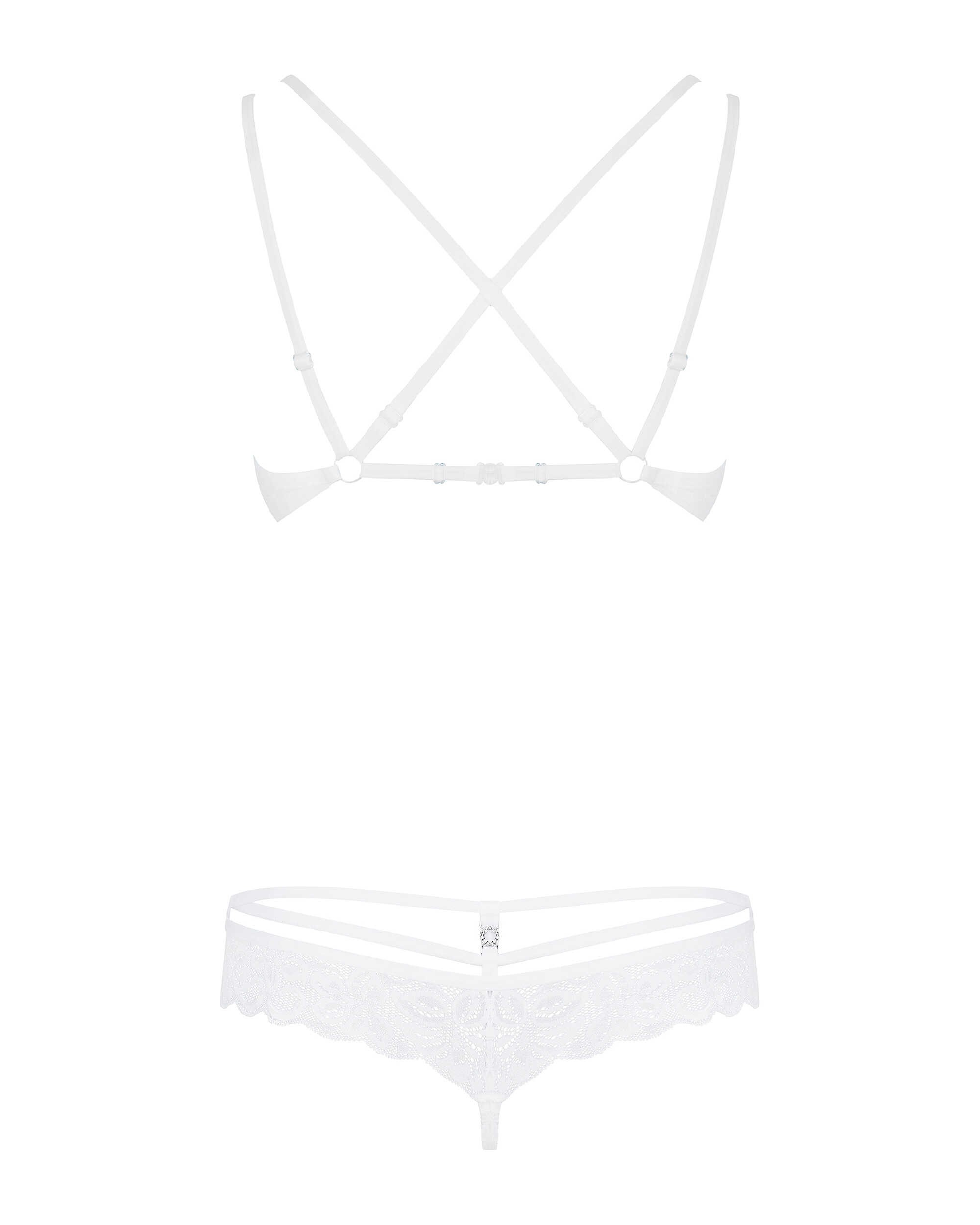 Ensemble lingerie soutien-gorge et string en dentelle - Obsessive – Image 5
