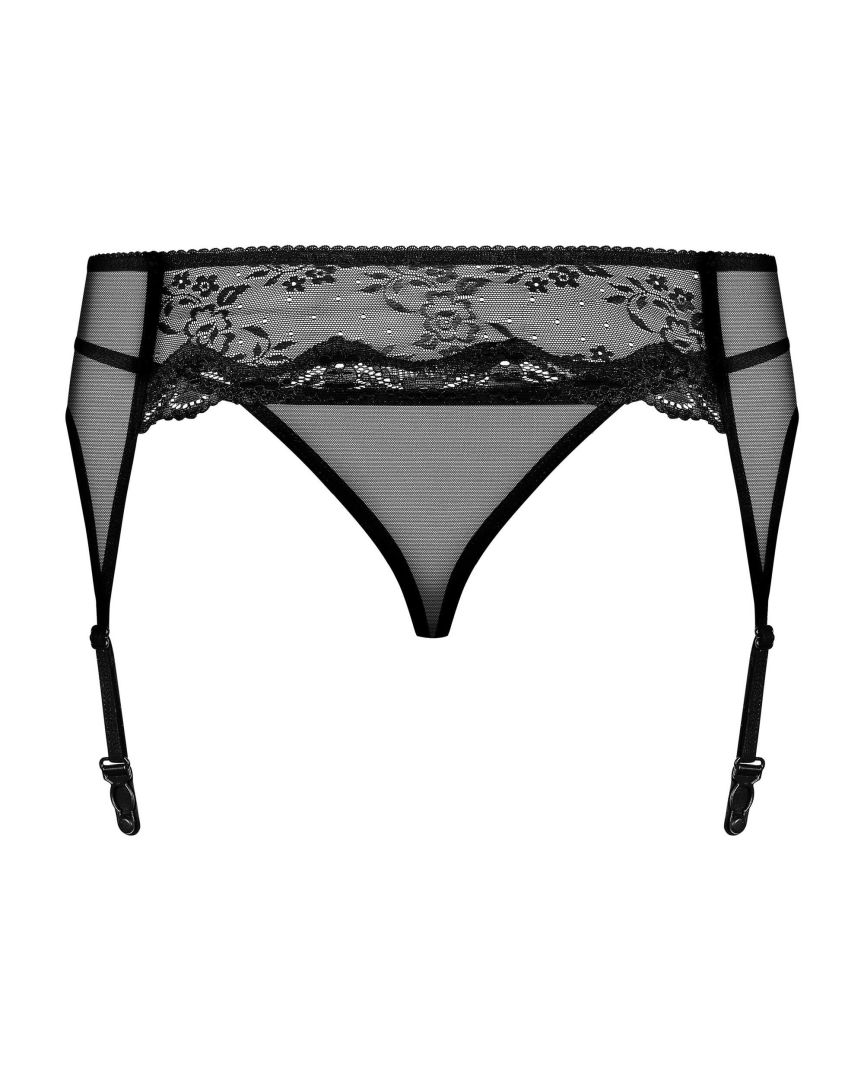Porte-jarretelles et string en dentelle Charms - Obsessive – Image 5