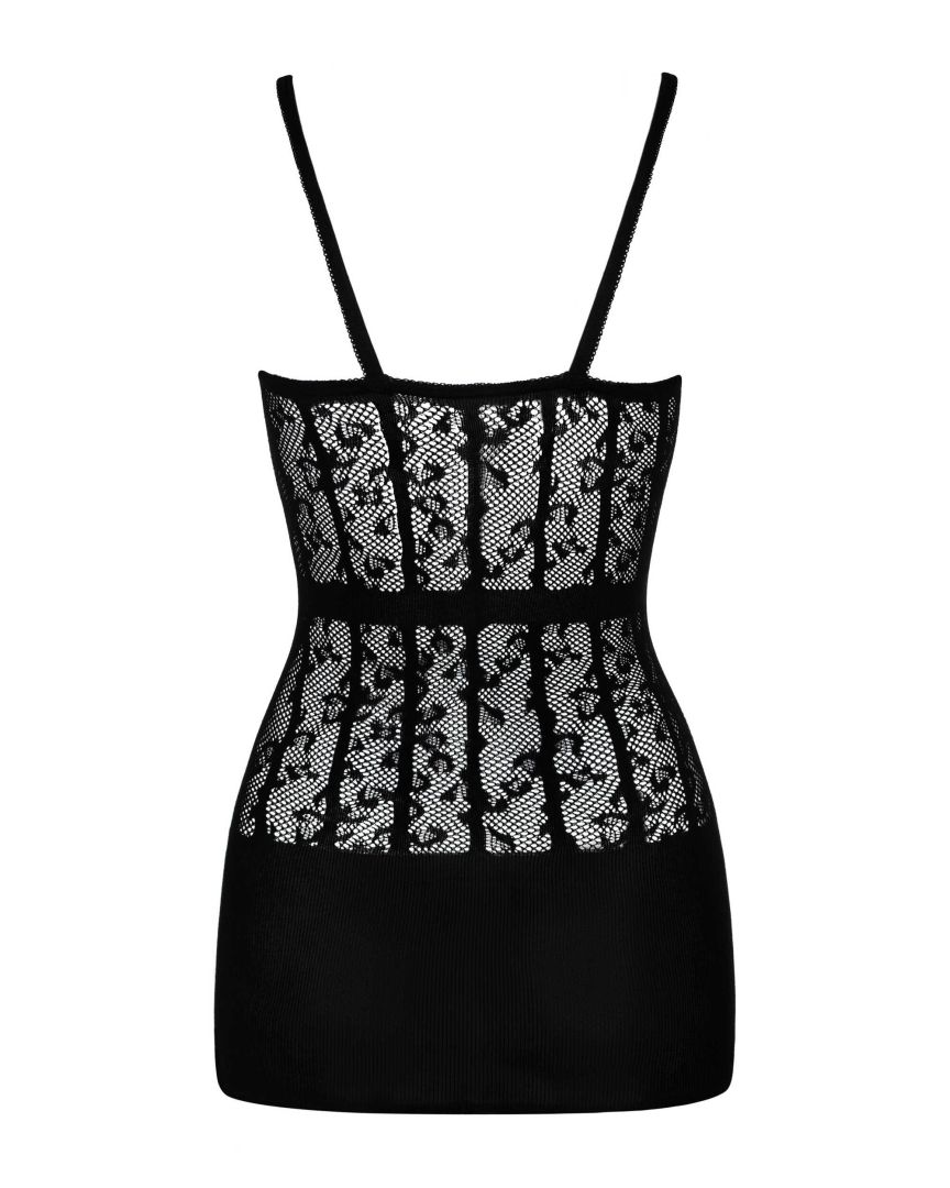 Robe sexy courte florale ajourée - Obsessive – Image 5