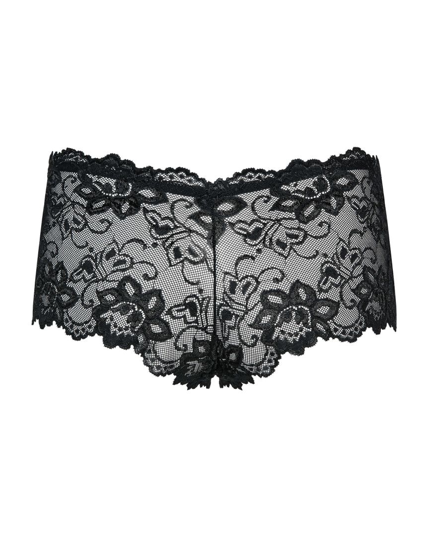 Shorty dentelle florale avec noeud - Obsessive – Image 6