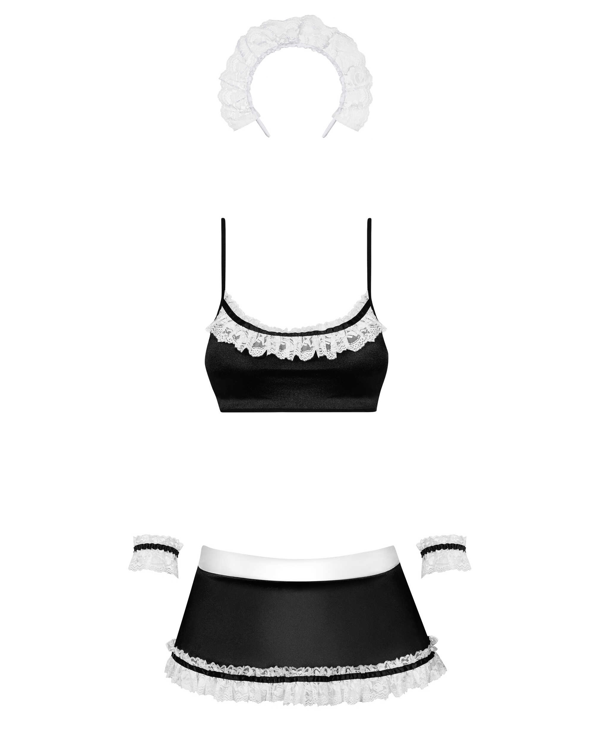 Costume de soubrette sexy complet - Obsessive – Image 4