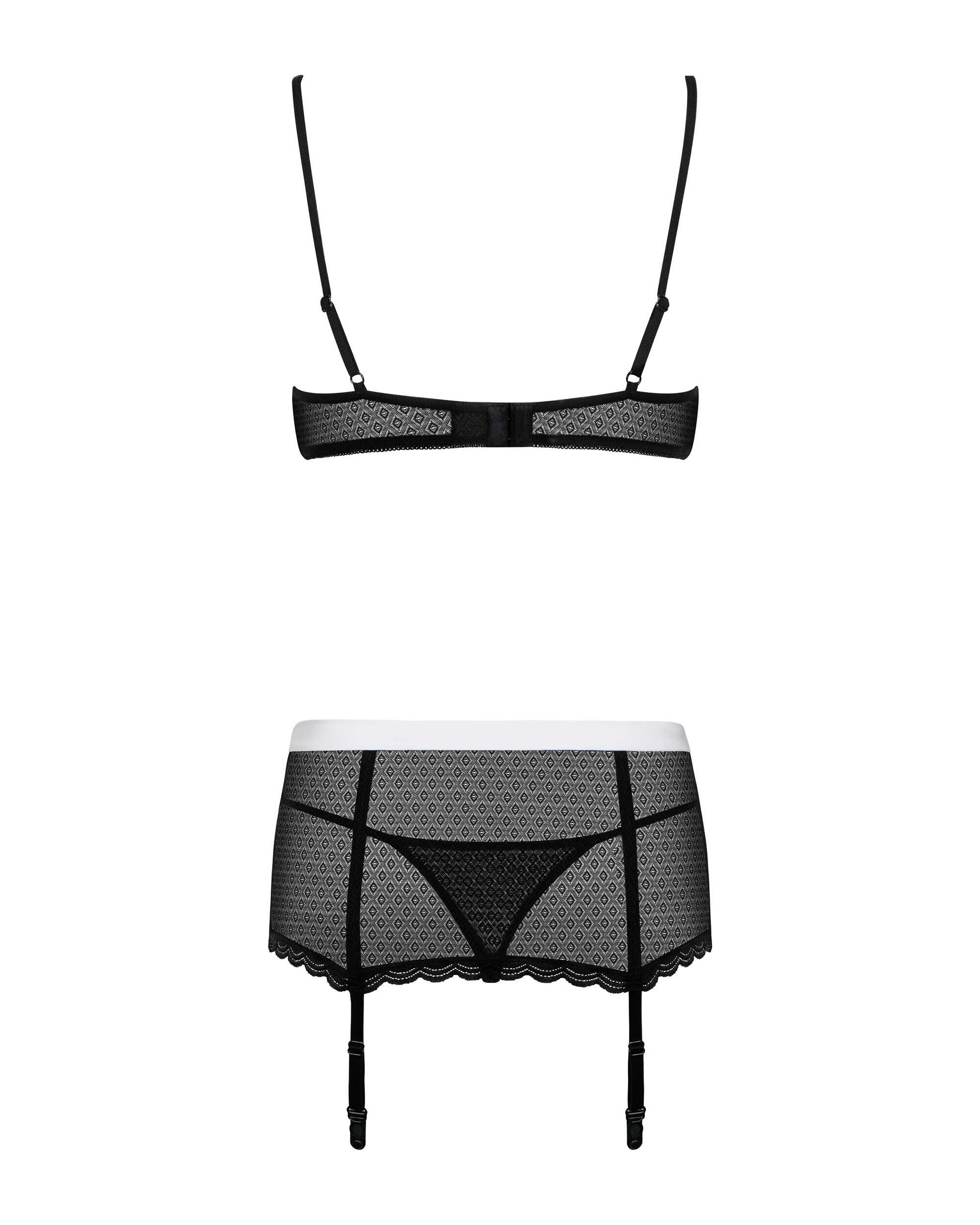 Tenue sexy soubrette 5 pièces avec bas - Obsessive Maidme – Image 6
