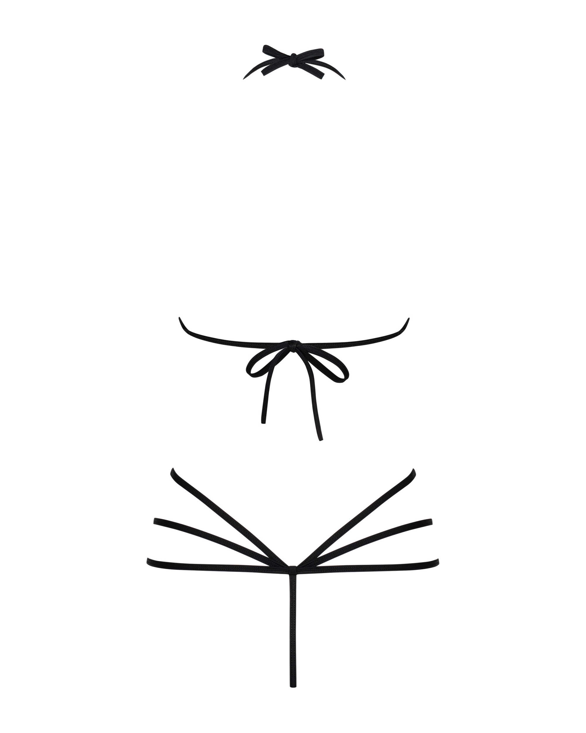Body harnais à lanières avec anneaux - Obsessive – Image 6