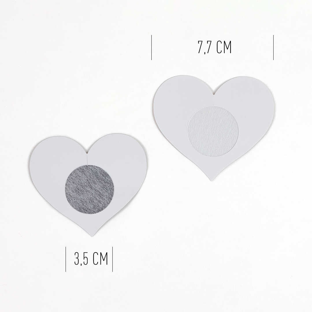 Cache-tétons coeur holographiques par paire - Secret Play – Image 3