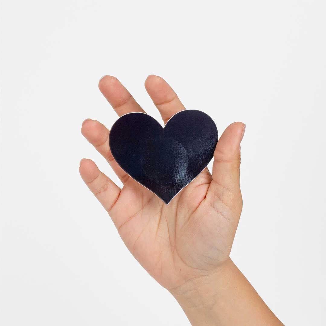 Cache-tétons coeur holographiques par paire - Secret Play – Image 5