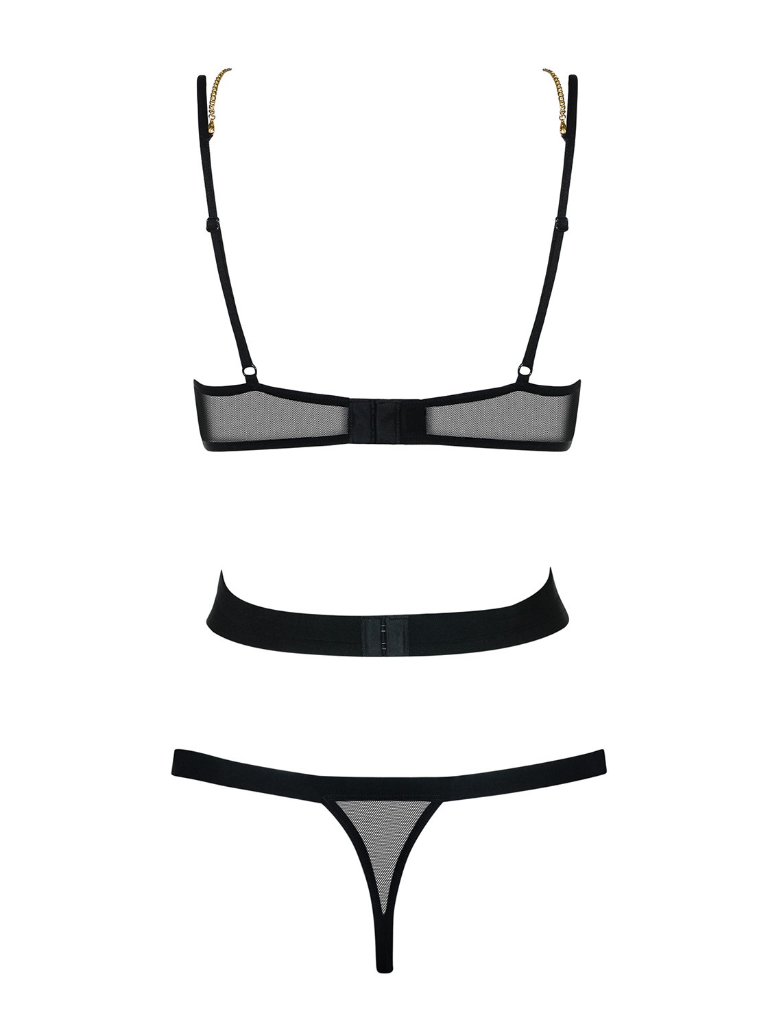 Body string Bondy avec chaîne bijou - Obsessive – Image 6