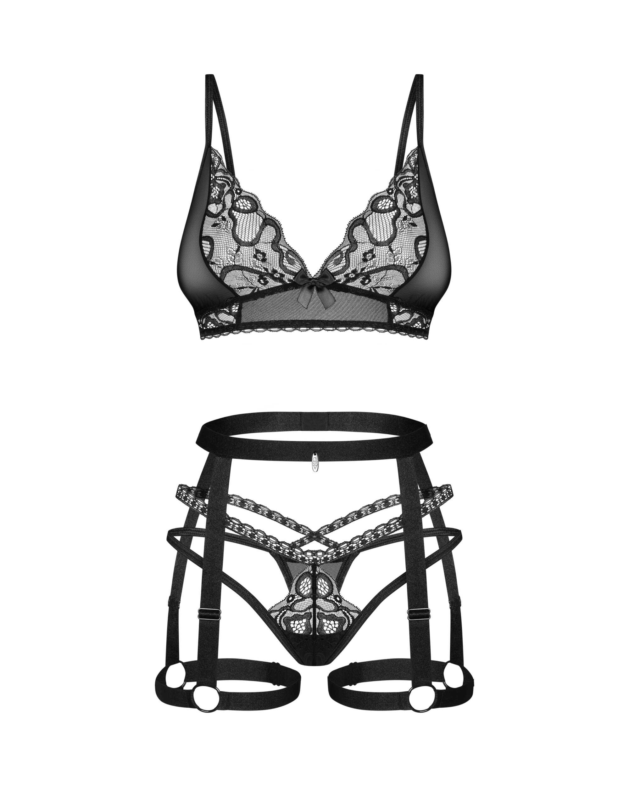 Ensemble lingerie 3 pièces Blomentis - Obsessive – Image 6