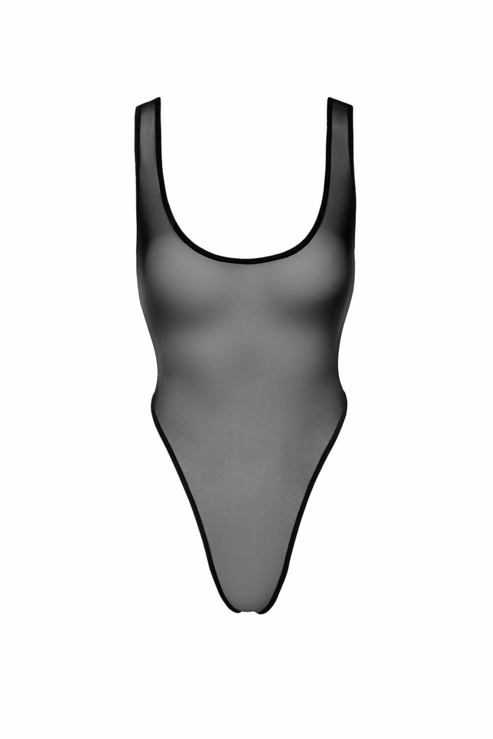 Body Paparazzi en tulle transparent - Noir Handmade – Image 8